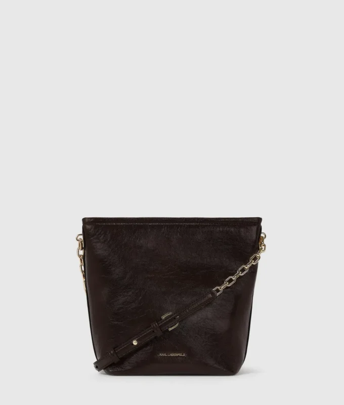 Bolso pequeño tipo cubo brillante K/Autograph Bolso pequeño tipo cubo brillante K/Autograph