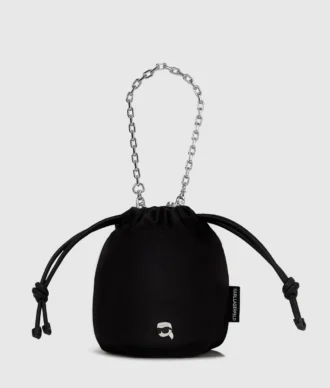 Bolso pequeño tipo cubo de nailon Ikon