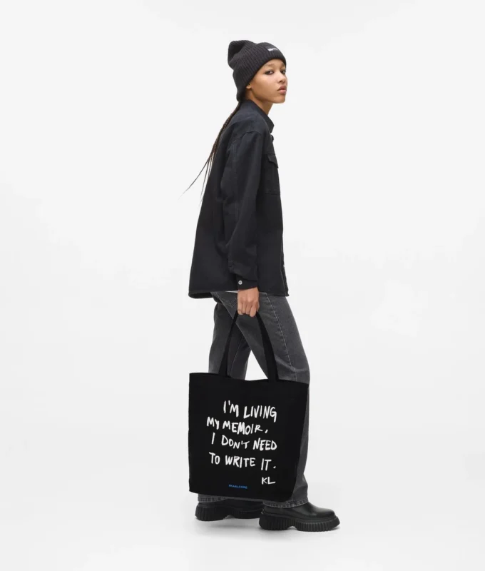 Bolso shopper con cita de Karl Bolso shopper con cita de Karl