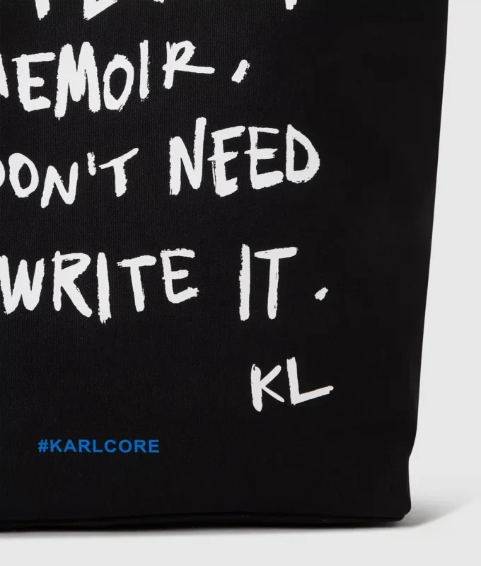 Bolso shopper con cita de Karl Bolso shopper con cita de Karl