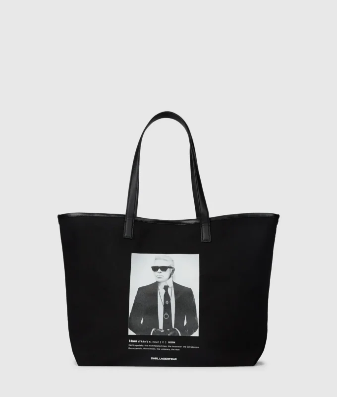 Bolso shopper con foto de Karl Bolso shopper con foto de Karl