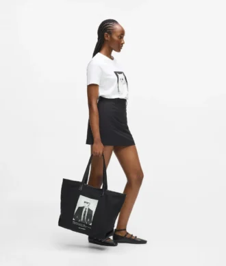 Bolso shopper con foto de Karl