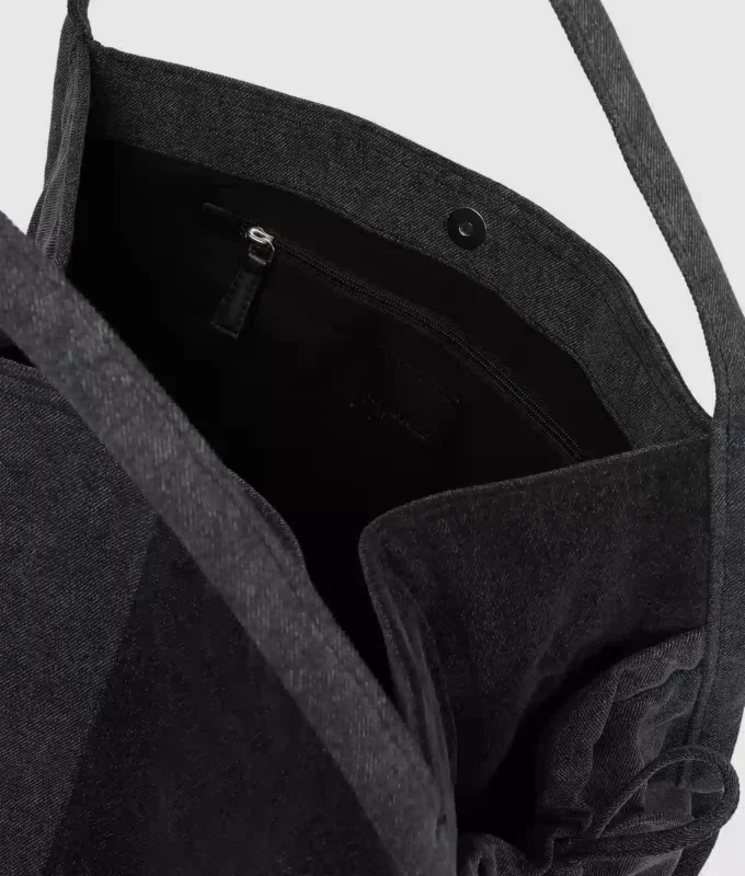Bolso shopper de denim bicolor Bolso shopper de denim bicolor