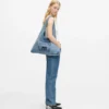 Bolso shopper hobo de denim Bolso shopper hobo de denim