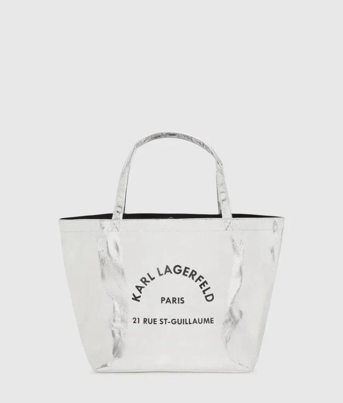 Bolso shopper metalizado Rue St-Guillaume