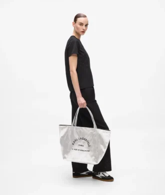 Bolso shopper metalizado Rue St-Guillaume Bolso shopper metalizado Rue St-Guillaume