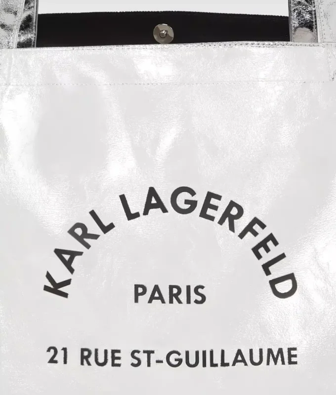 Bolso shopper metalizado Rue St-Guillaume