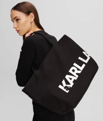 BOLSO SHOPPER OVERSIZE CON LOGOTIPO K/ESSENTIAL