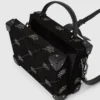Bolso tipo baúl con candado K/Autograph y pedrería Bolso tipo baúl con candado K/Autograph y pedrería