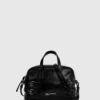 Bolso tipo bolera con hebilla Bolso tipo bolera con hebilla