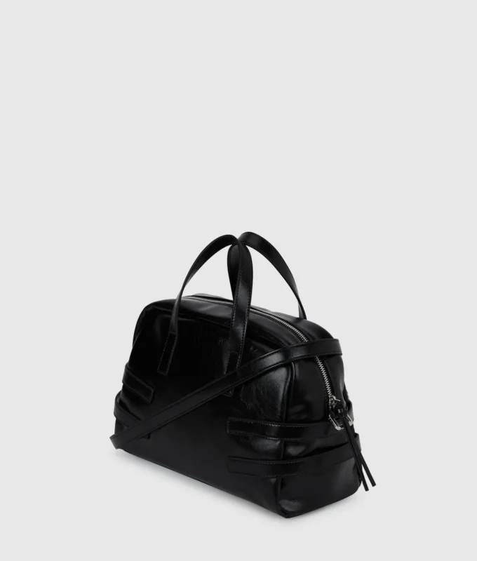 Bolso tipo bolera con hebilla Bolso tipo bolera con hebilla