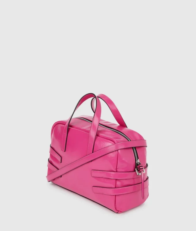 Bolso tipo bolera con hebilla Bolso tipo bolera con hebilla