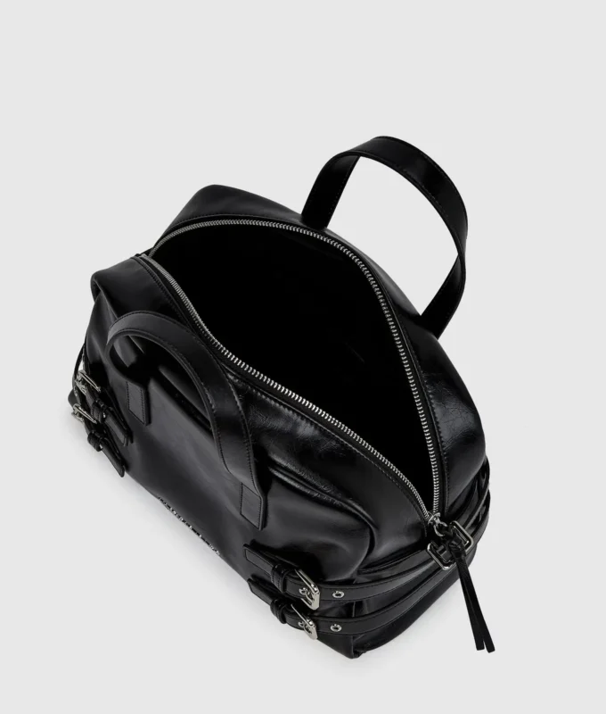 Bolso tipo bolera con hebilla Bolso tipo bolera con hebilla