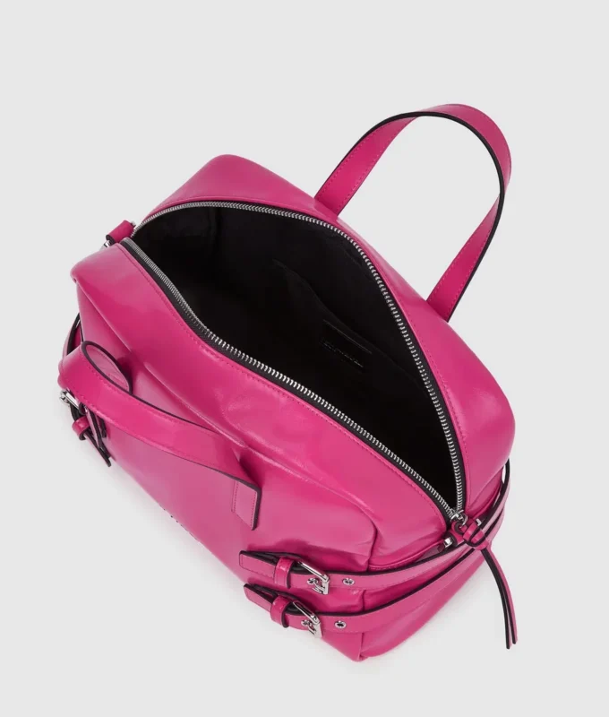 Bolso tipo bolera con hebilla Bolso tipo bolera con hebilla