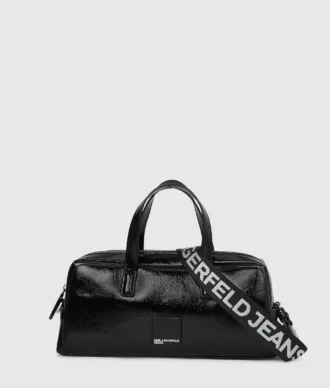 Bolso tipo bowling brillante