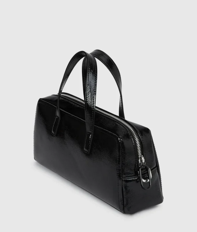 Bolso tipo bowling brillante Bolso tipo bowling brillante