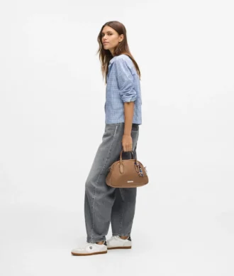 Bolso tipo bowling de nailon Ikon