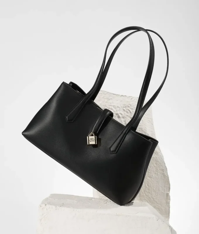 Bolso tote con candado K/Autograph Bolso tote con candado K/Autograph