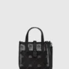 Bolso tote con candado K/Autograph y pedrería