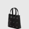 Bolso tote con candado K/Autograph y pedrería