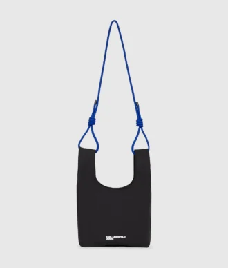 Bolso tote de nylon con cordón