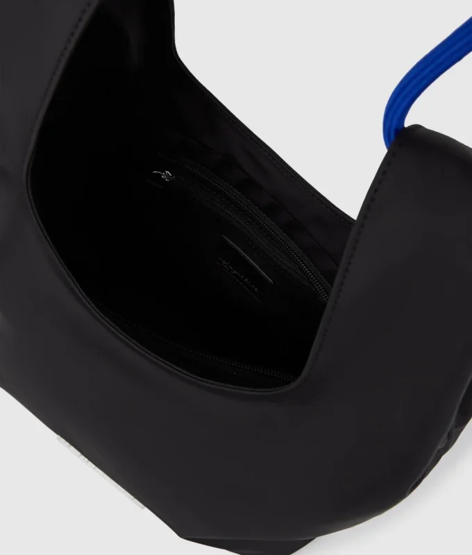 Bolso tote de nylon con cordón