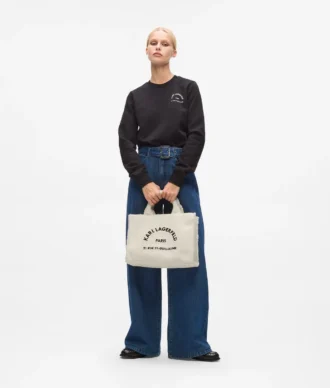 Bolso tote de piel de oveja Rue St-Guillaume