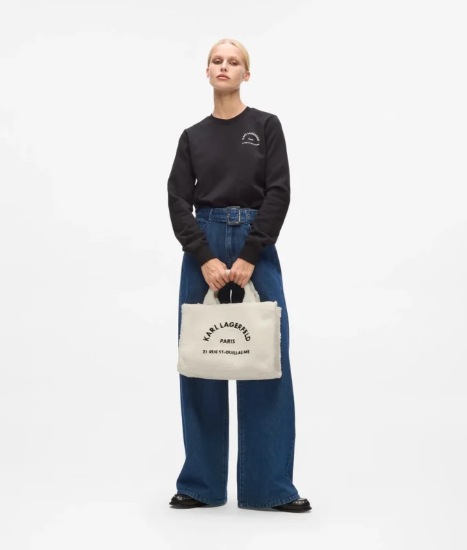 Bolso tote de piel de oveja Rue St-Guillaume
