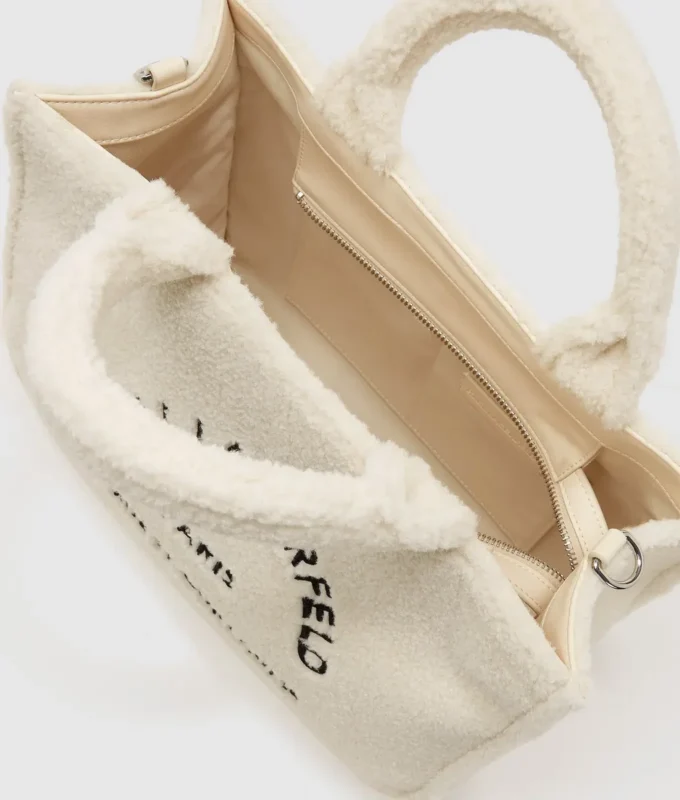 Bolso tote de piel de oveja Rue St-Guillaume