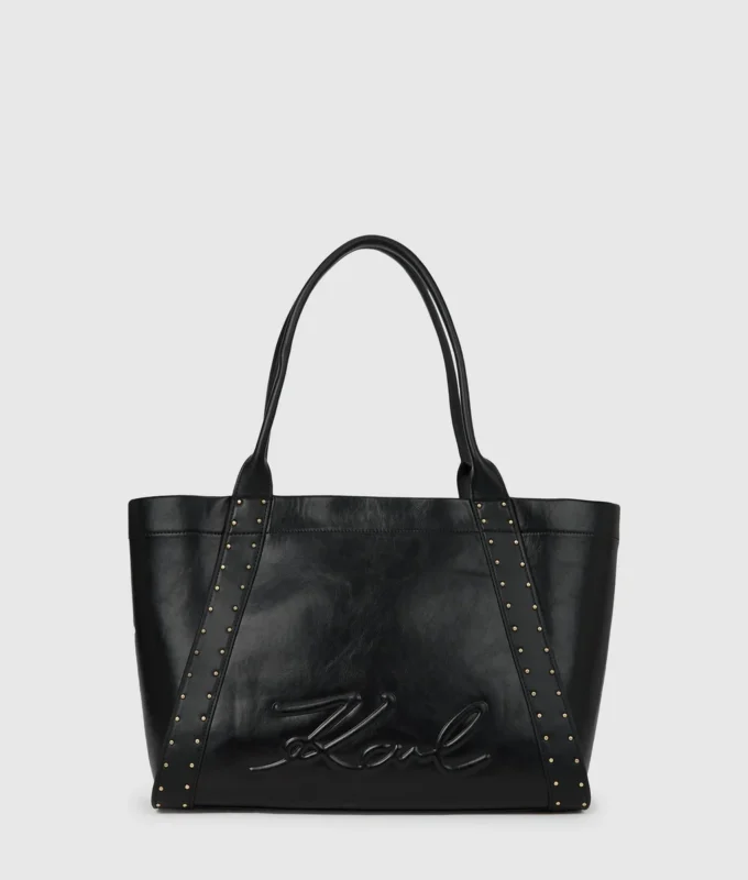Bolso tote mediano con tachuelas K/Ville