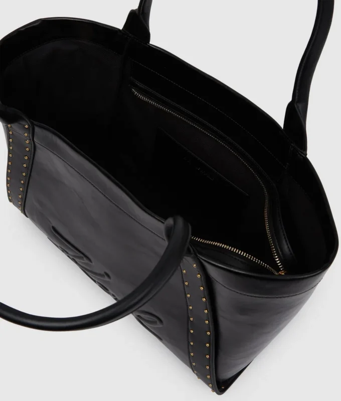 Bolso tote mediano con tachuelas K/Ville