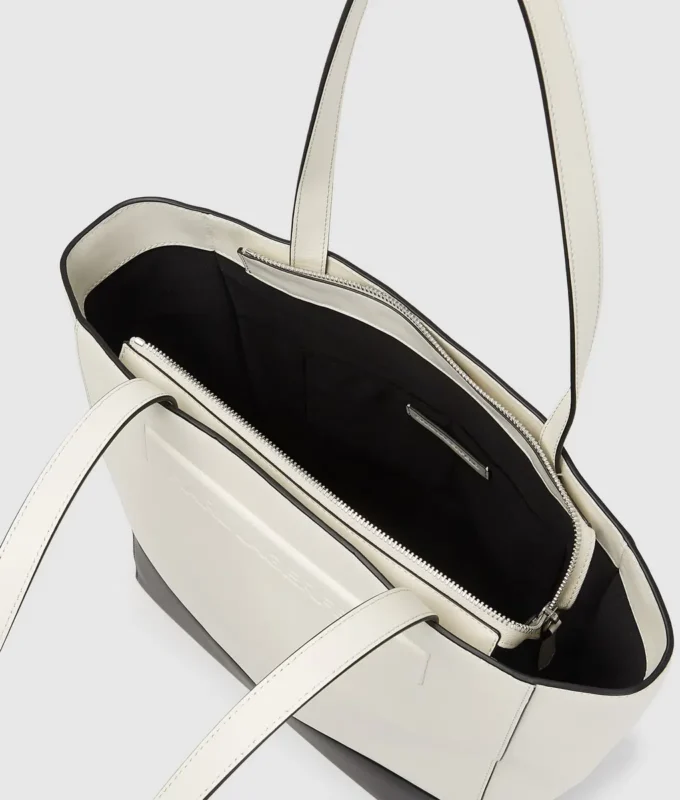 Bolso tote mediano de piel Ikon K Bolso tote mediano de piel Ikon K