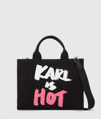 Bolso tote mediano exclusivo «Karl is hot» Bolso tote mediano exclusivo «Karl is hot»