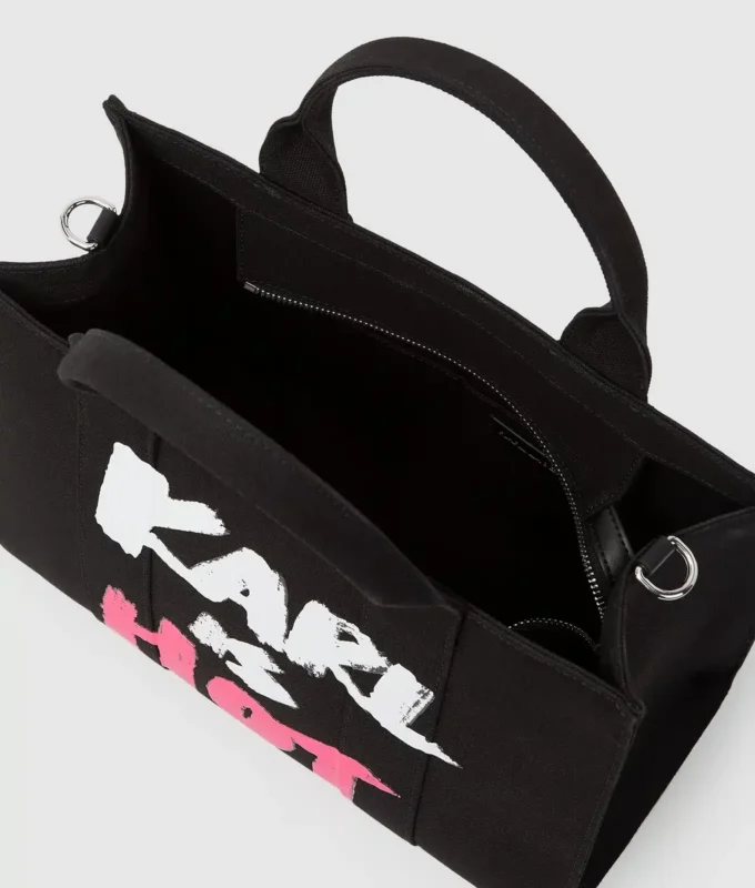 Bolso tote mediano exclusivo «Karl is hot»