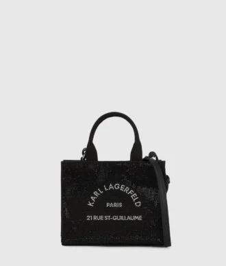 Bolso tote mini con pedrería Rue St-Guillaume