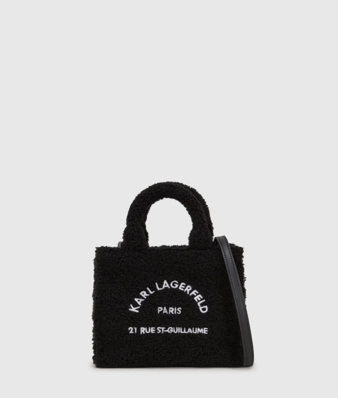 Bolso tote mini de piel de oveja Rue St-Guillaume