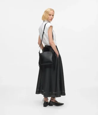 Bolso tote pequeño con flecos K/Circle