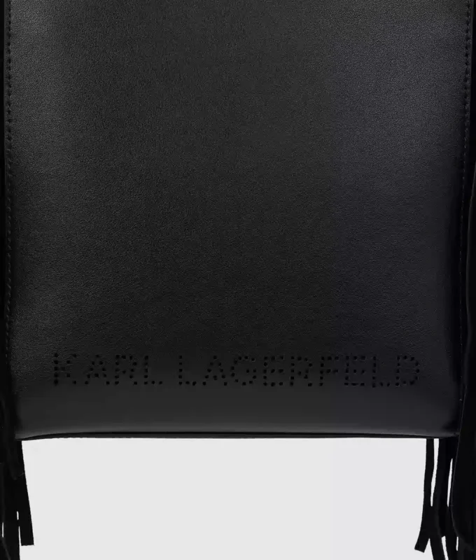 Bolso tote pequeño con flecos K/Circle Bolso tote pequeño con flecos K/Circle