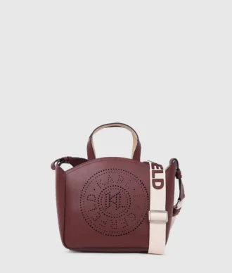 BOLSO TOTE PEQUEÑO PERFORADO K/CIRCLE