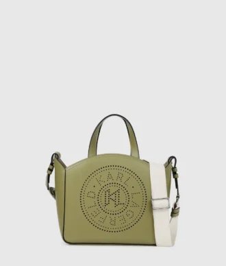 BOLSO TOTE PEQUEÑO PERFORADO K/CIRCLE