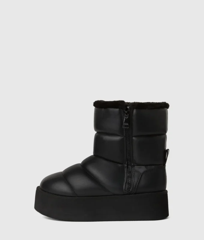 Botas acolchadas hasta la mitad de la pantorrilla Botas acolchadas hasta la mitad de la pantorrilla