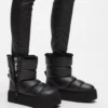 Botas acolchadas hasta la mitad de la pantorrilla Botas acolchadas hasta la mitad de la pantorrilla