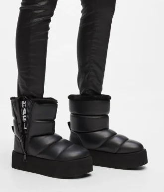Botas acolchadas hasta la mitad de la pantorrilla