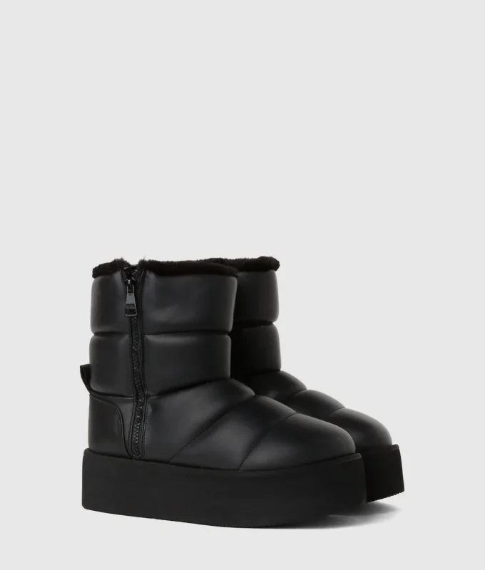 Botas acolchadas hasta la mitad de la pantorrilla Botas acolchadas hasta la mitad de la pantorrilla