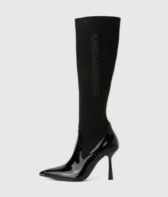 Botas altas con tachuelas Pandara