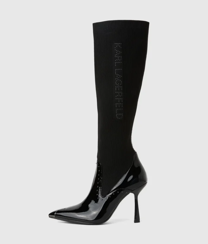 Botas altas con tachuelas Pandara Botas altas con tachuelas Pandara