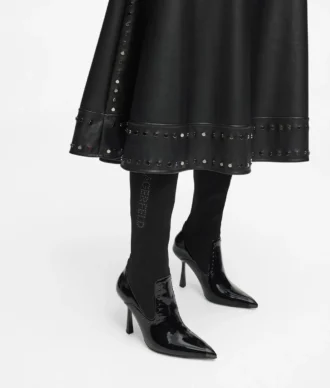 Botas altas con tachuelas Pandara