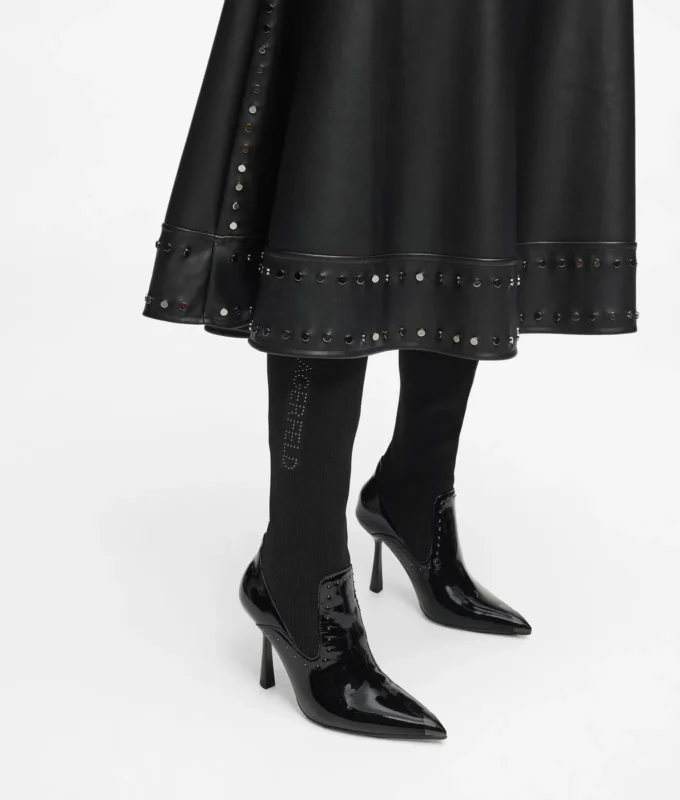 Botas altas con tachuelas Pandara Botas altas con tachuelas Pandara