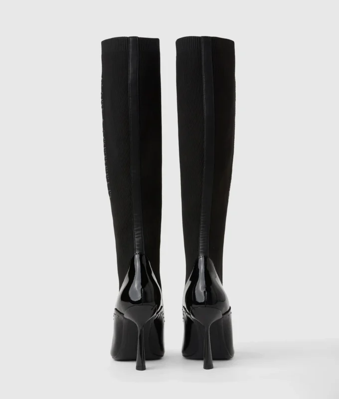 Botas altas con tachuelas Pandara Botas altas con tachuelas Pandara