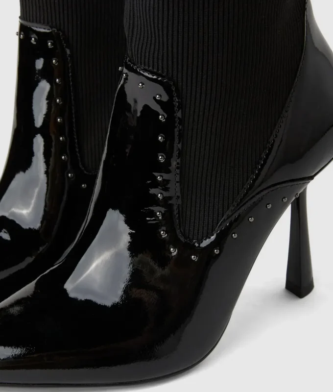 Botas altas con tachuelas Pandara Botas altas con tachuelas Pandara